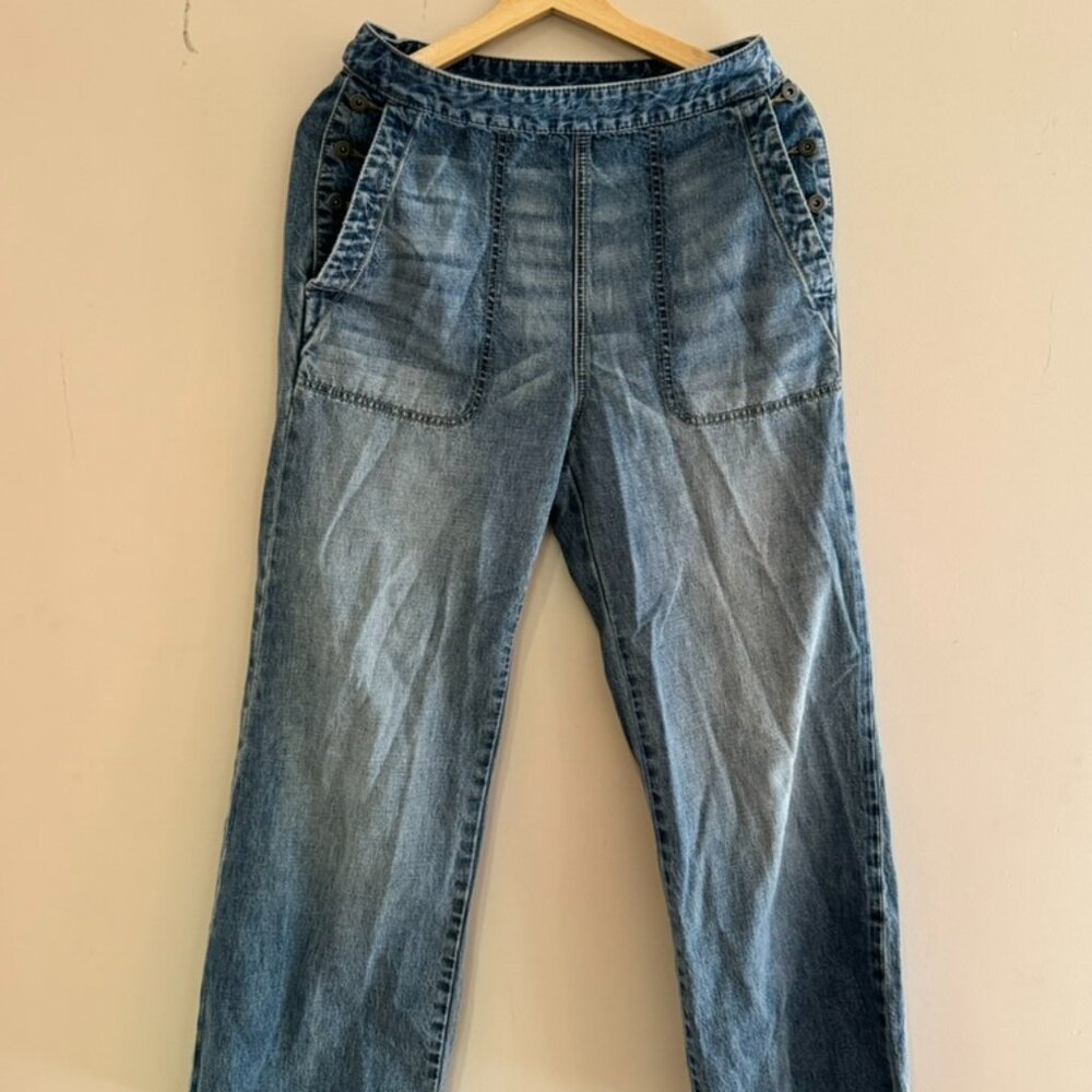 James Perse Wide Leg Jeans Blue Size 27
